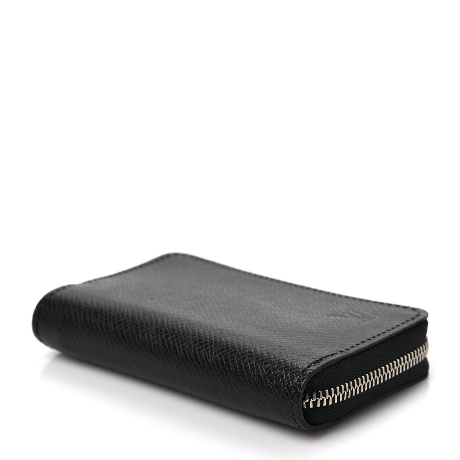 Louis Vuitton Taiga Zippy Coin Purse Vertical Black 7 of 7