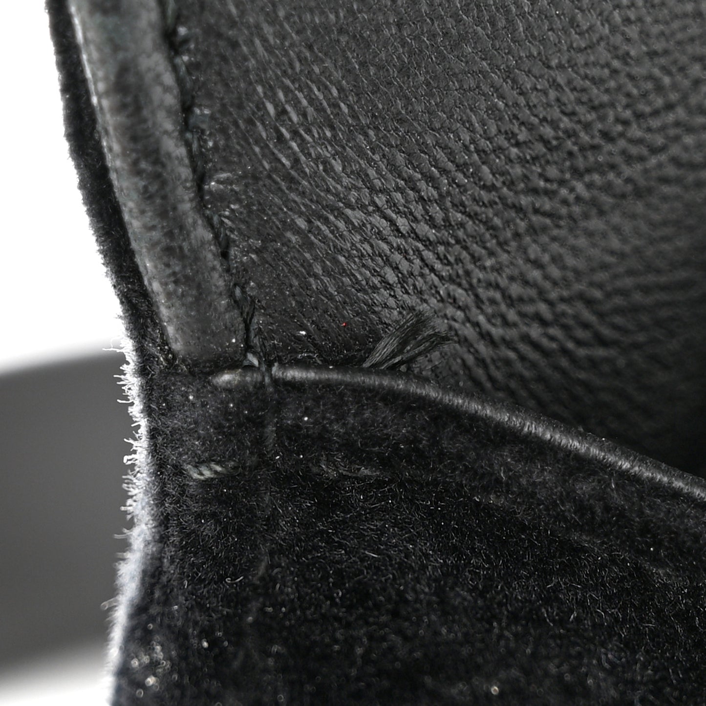 Velvet City Calfskin Cahier Bag Black