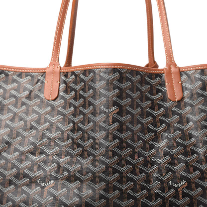Goyard Goyardine Saint Louis GM Black Gold 10 of 10
