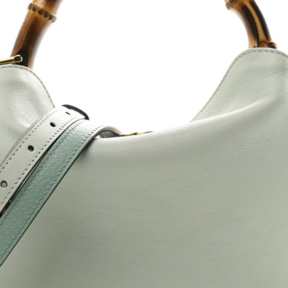 Gucci Softy Wonka Textured Dollar Calfskin Small Diana Shoulder Bag Pale Green 8 of 10