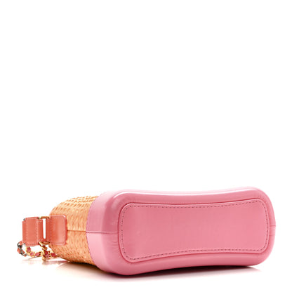 Chanel Snakeskin Small Gabrielle Hobo Pink 4 of 10