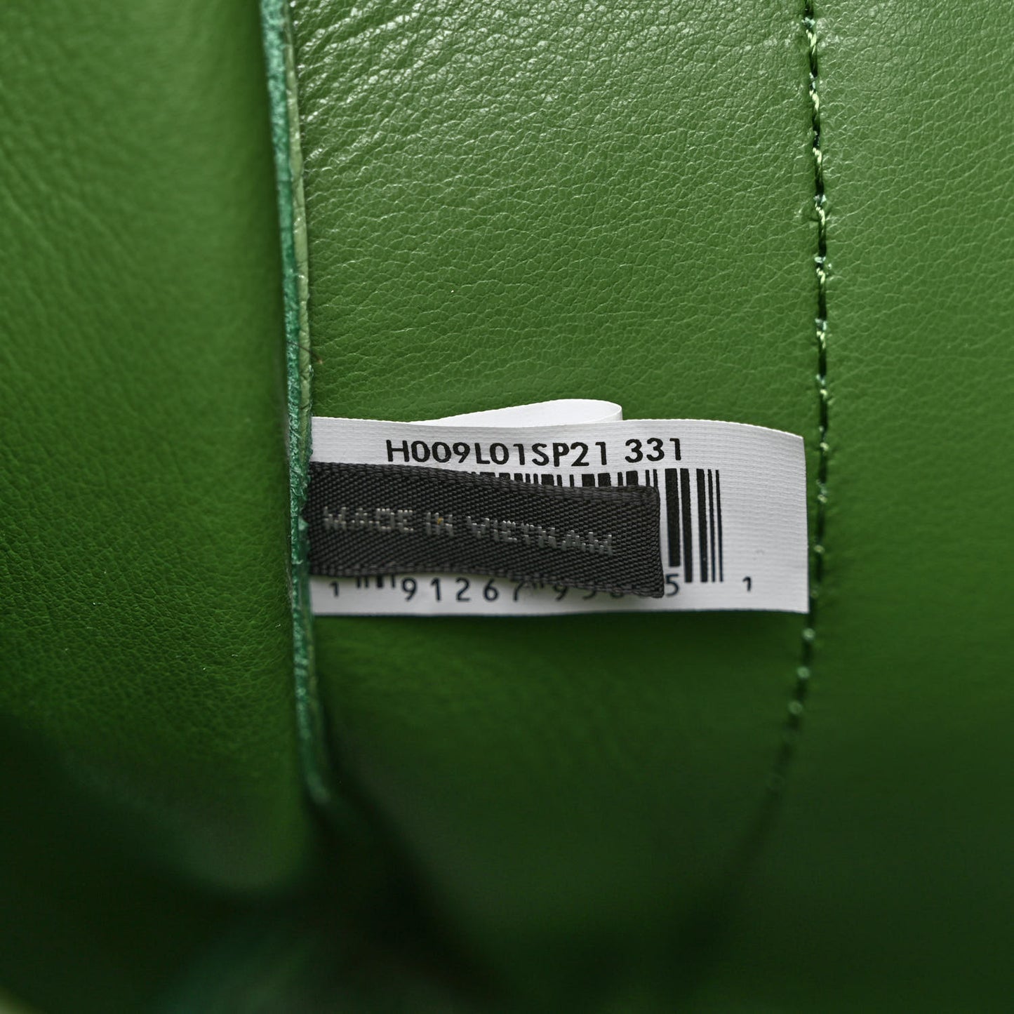 Grained Calfskin Small The Tote Bag Aspen Green