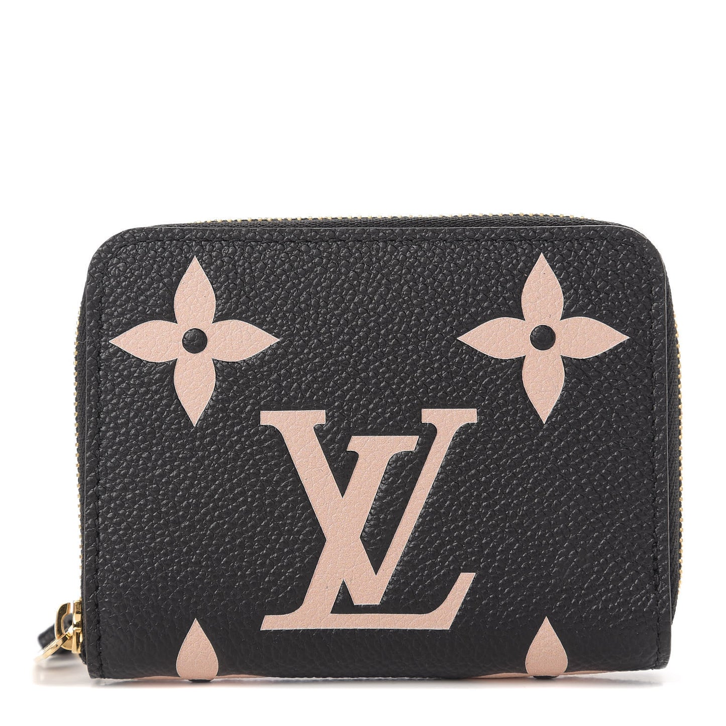Empreinte Monogram Giant Zippy Coin Purse Black Beige