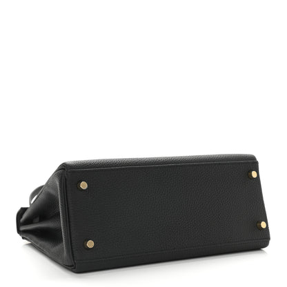 Hermes Togo Kelly Retourne 28 Black 4 of 11