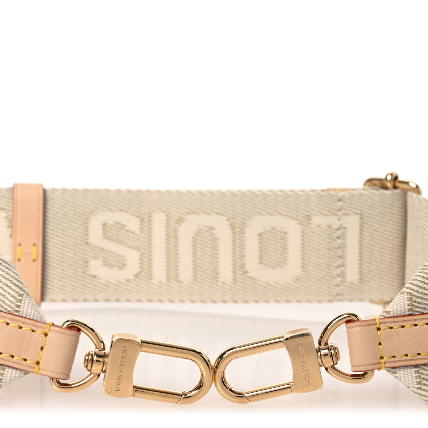 Louis Vuitton Jacquard High Rise Shoulder Strap Beige 3 of 3