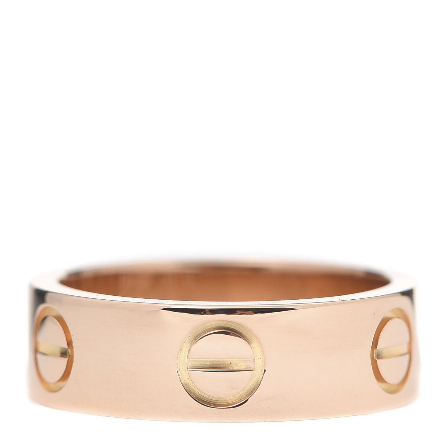 18K Pink Gold 5.5mm LOVE Ring 49 4.75