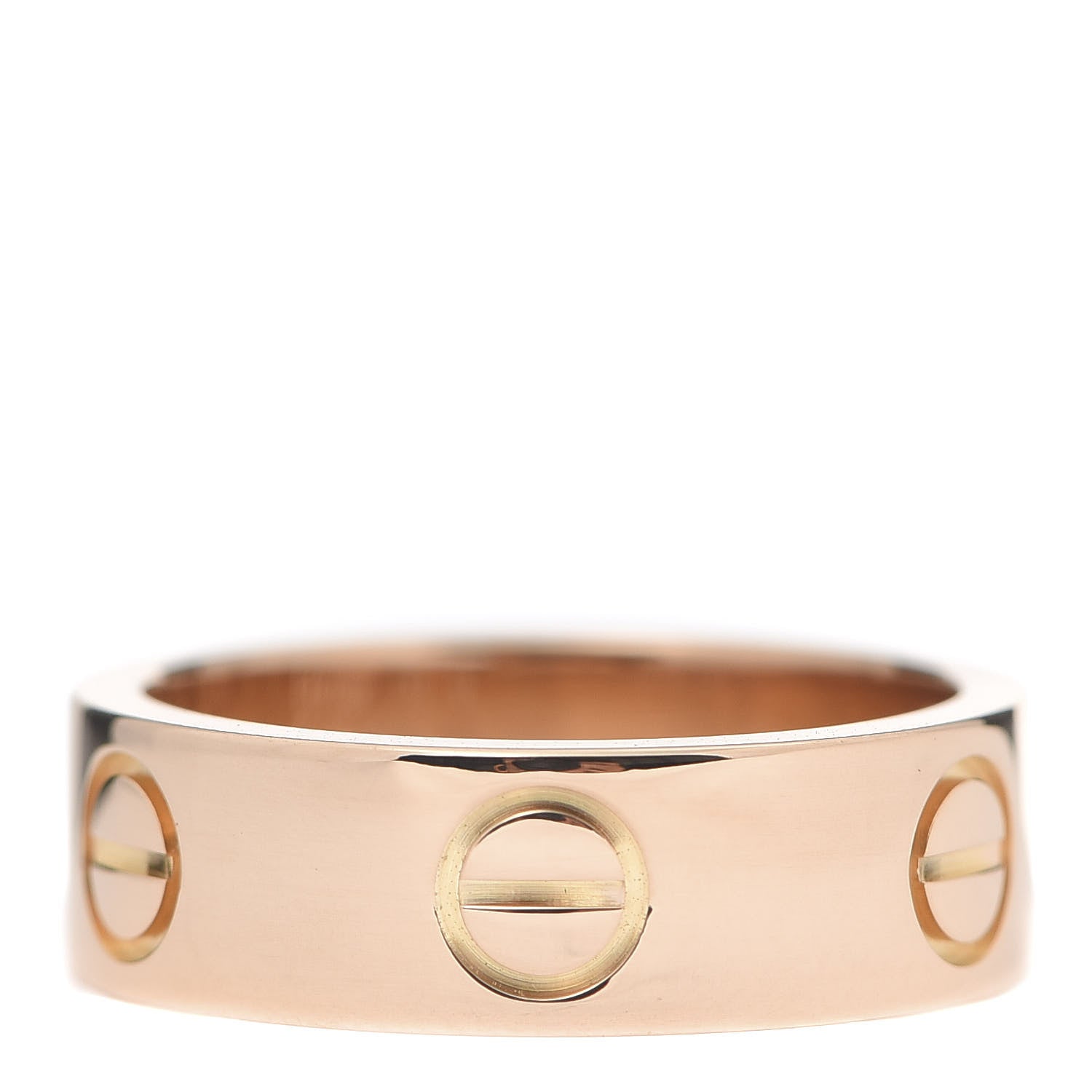 Cartier 18K Pink Gold 5.5mm LOVE Ring 49 4.75 3 of 4