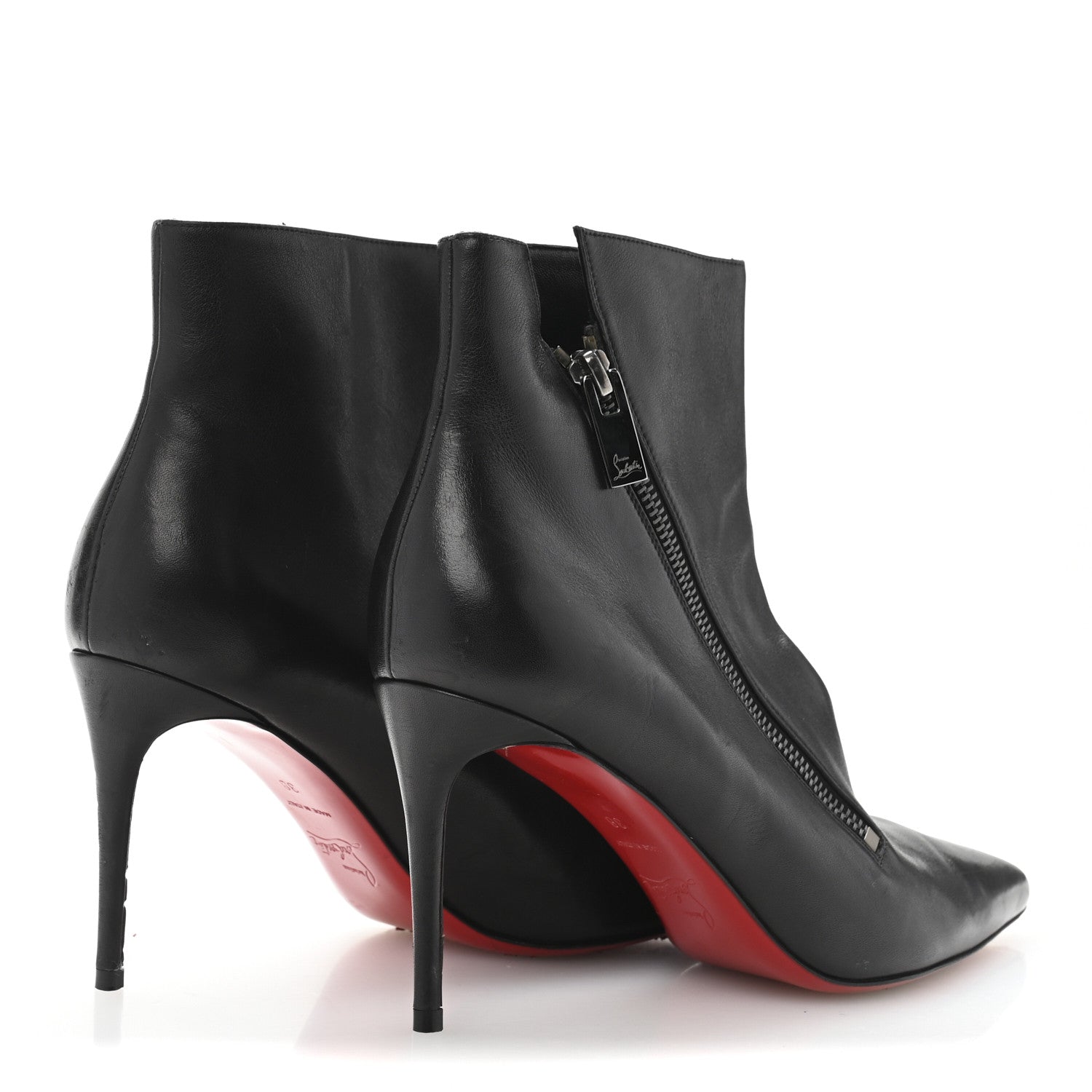 Christian Louboutin Calfskin So Kate Booty 85 Ankle Boots 38 Black 5 of 7