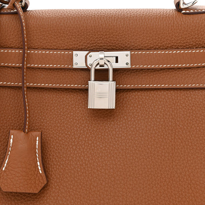 Hermes Togo Kelly Retourne 25 Gold 8 of 11