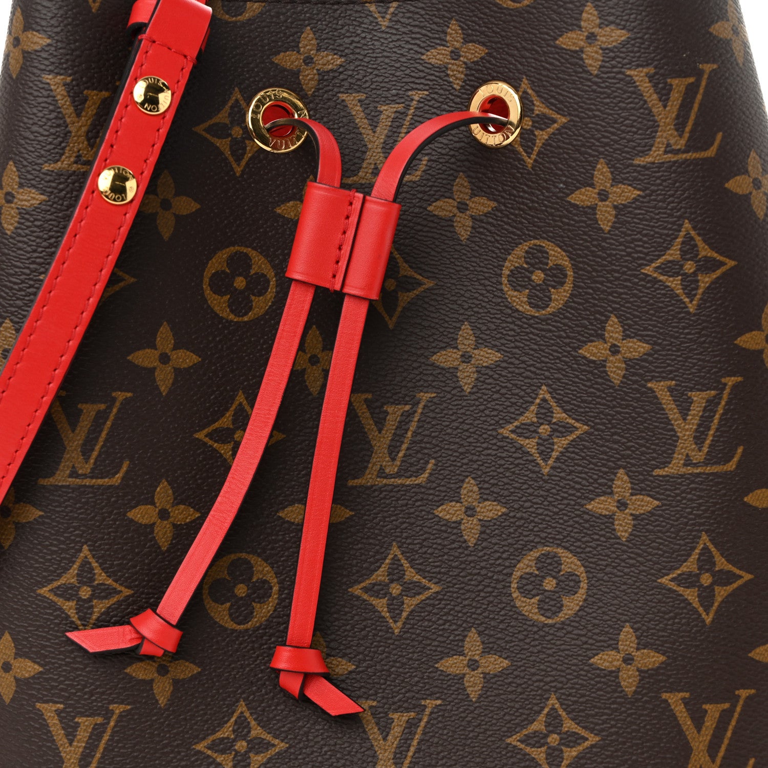 Louis Vuitton Monogram Neonoe MM Coquelicot 7 of 9