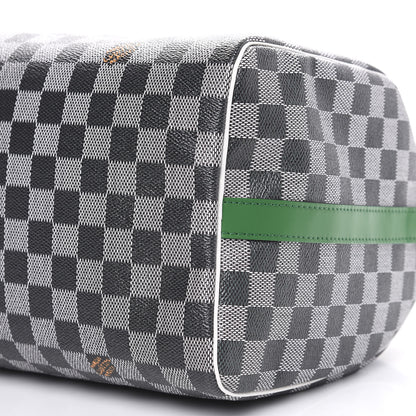 Louis Vuitton Damier Speedy Bandouliere 30 Black White 7 of 9