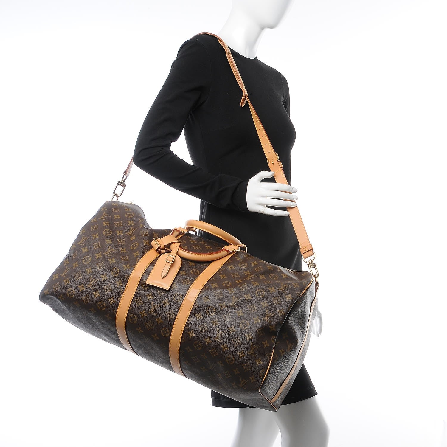 Louis Vuitton Monogram Keepall Bandouliere 55 2 of 11