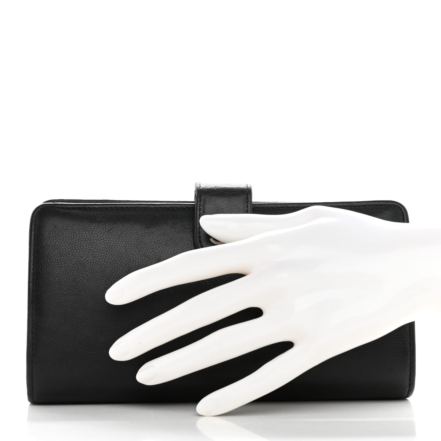 Caviar Sevruga French Long Wallet Black