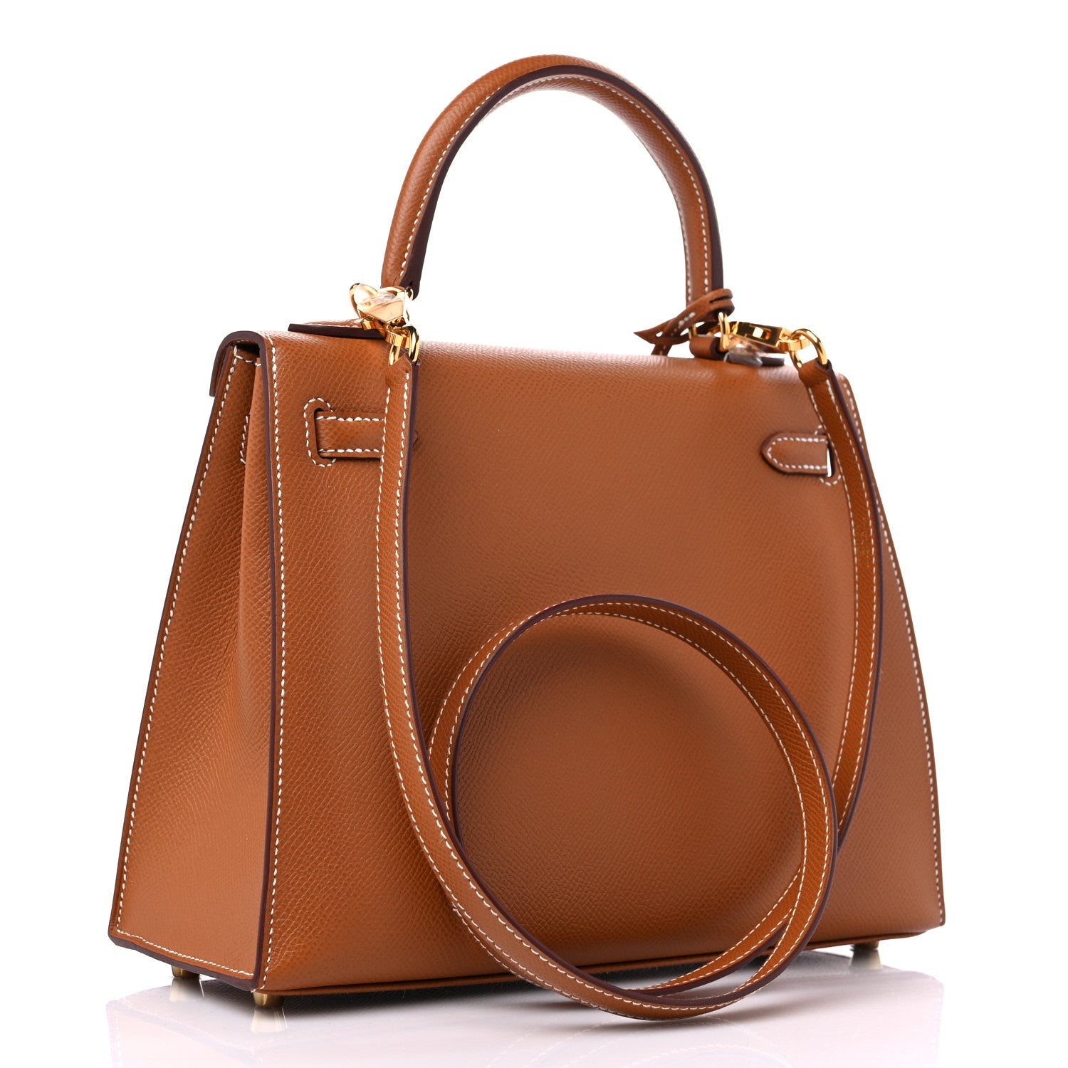 Hermes Epsom Kelly Sellier 25 Gold 3 of 10