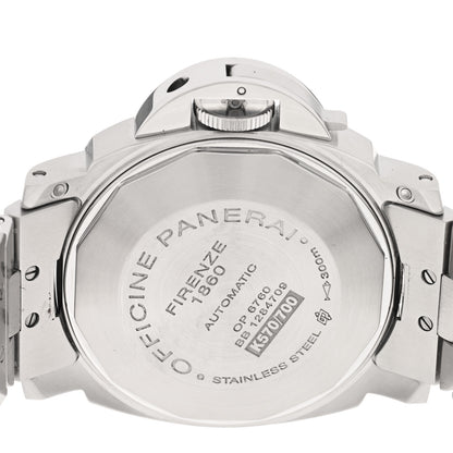 Panerai Stainless Steel 44mm Marina Luminor Automatic Watch Black PAM00050 4 of 5