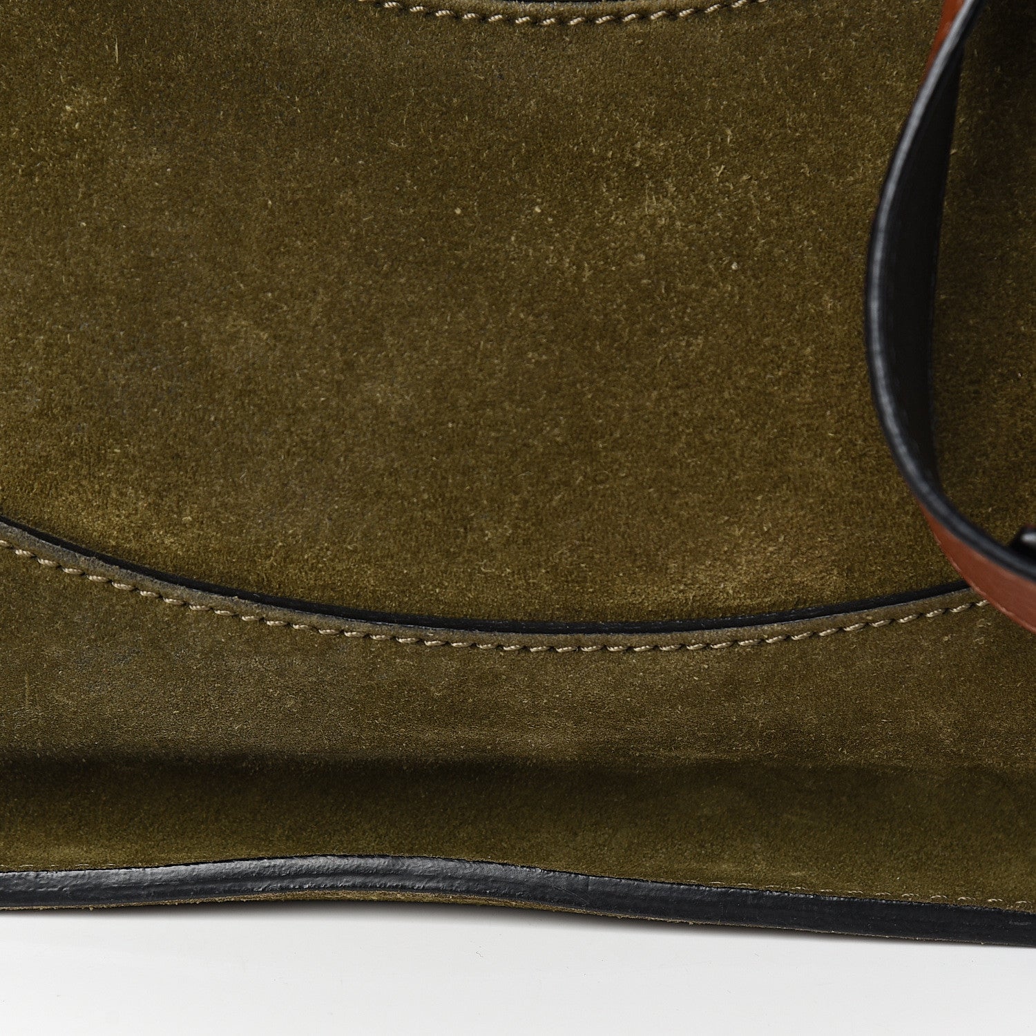 Chloe Calfskin Suede Small Hayley Hobo Eucalyptus 9 of 9