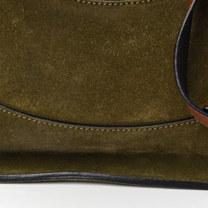 Chloe Calfskin Suede Small Hayley Hobo Eucalyptus 9 of 9