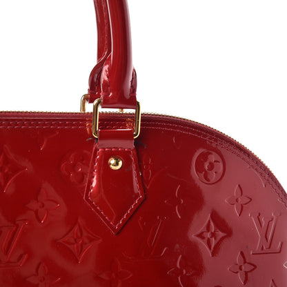 Louis Vuitton Vernis Alma GM Pomme D'Amour 9 of 18
