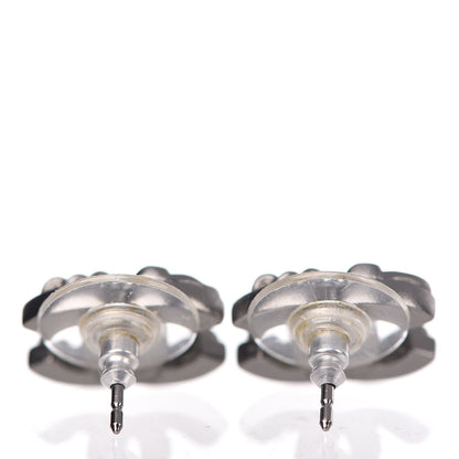 Chanel Ruthenium CC Chain Earrings 4 of 4