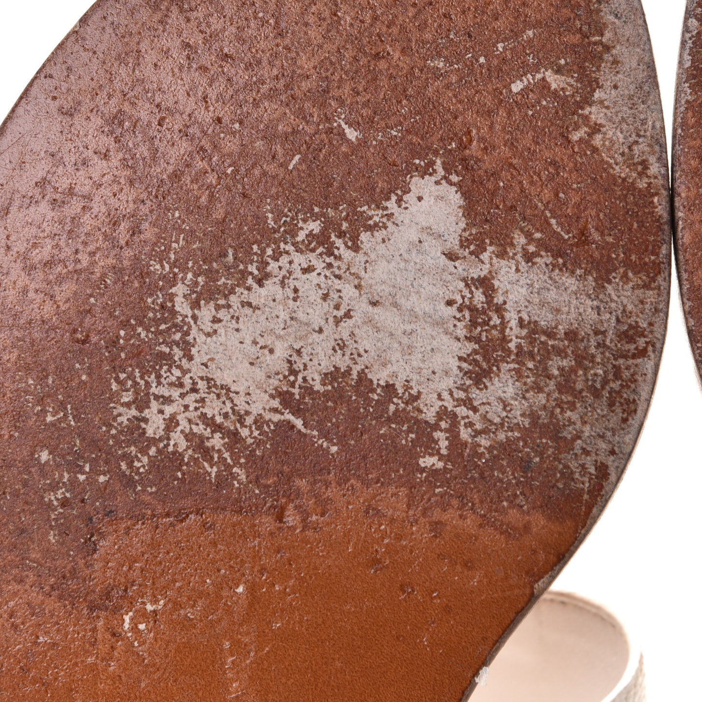 Monogram Giant Sandals 37.5 White Moka
