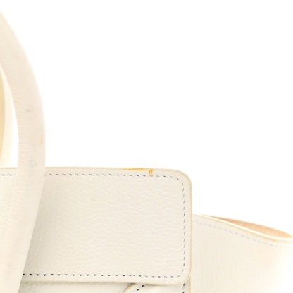 Celine Drummed Calfskin Micro Luggage White 12 of 14