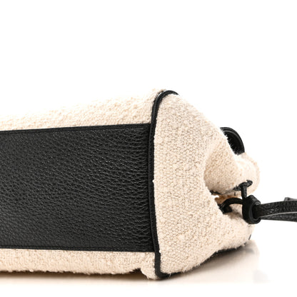 Chanel Grained Calfskin Boucle Urban Essentials Small Shopping Bag Black Ivory 10 of 10