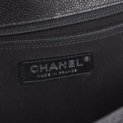 Chanel Caviar Quilted New Medium Boy Flap Black 6 of 8