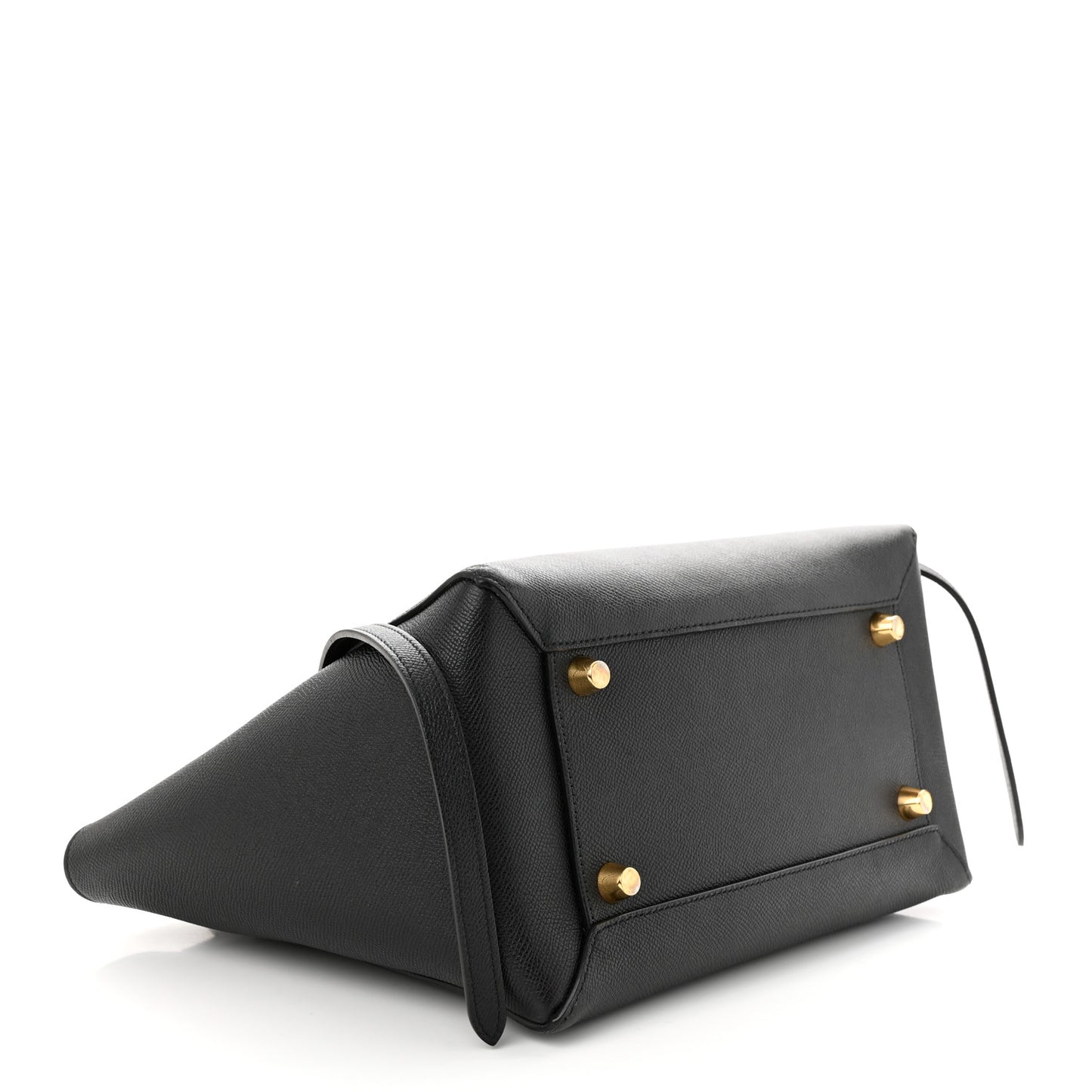 Grained Calfskin Mini Belt Bag Black
