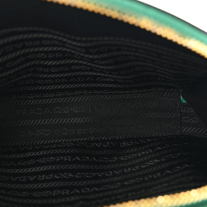 Prada Saffiano Lux Odette Crossbody Verde 5 of 11