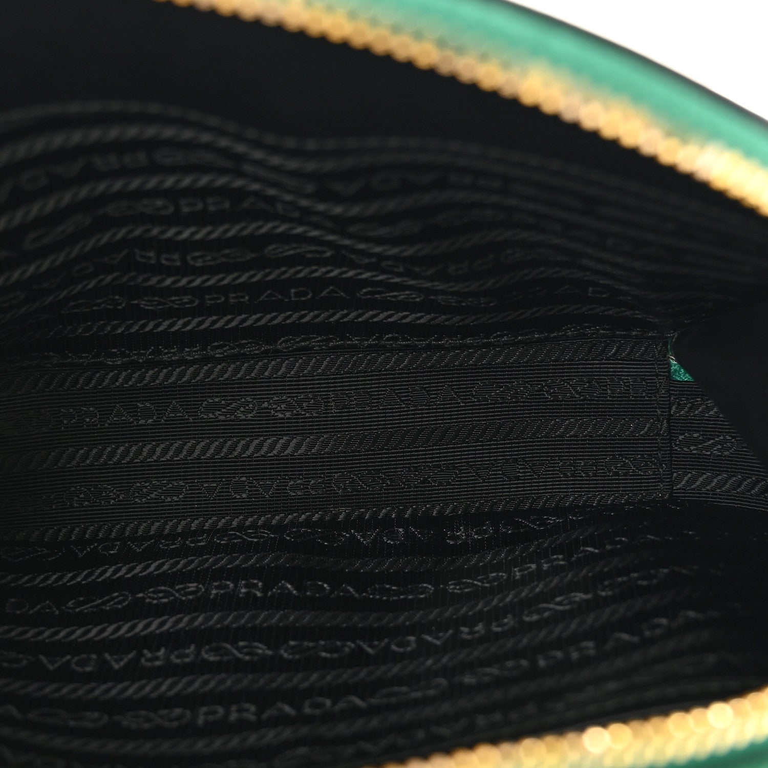 Prada Saffiano Lux Odette Crossbody Verde 5 of 11
