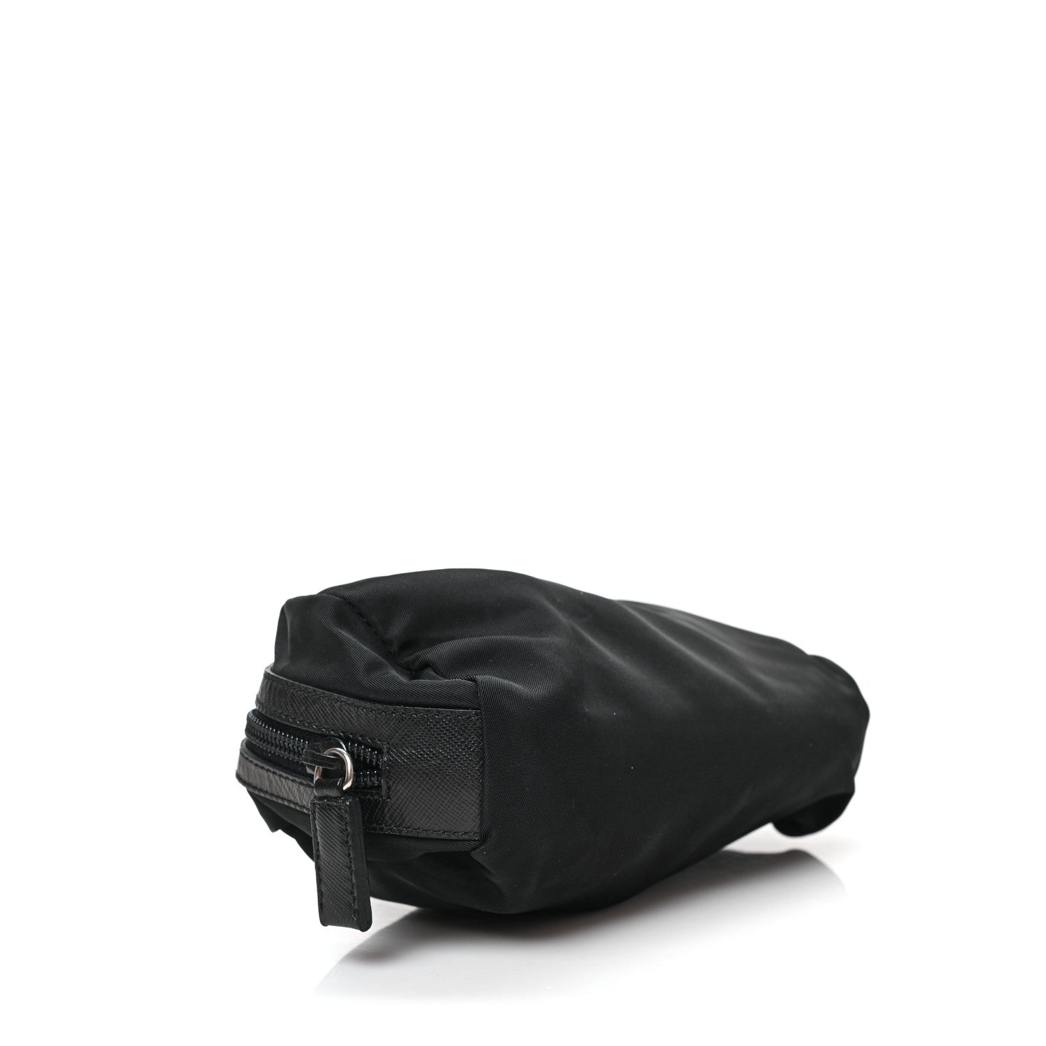Prada Tessuto Nylon Saffiano Pouch Black 4 of 6
