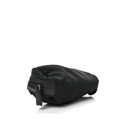 Prada Tessuto Nylon Saffiano Pouch Black 4 of 6
