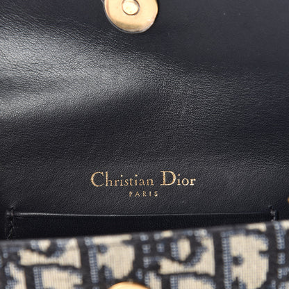 Christian Dior Oblique Saddle Belt Bag Blue 8 of 11