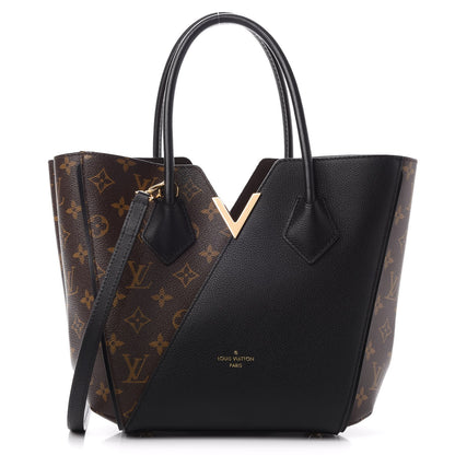Louis Vuitton Calfskin Monogram Kimono Tote PM Black 1 of 7