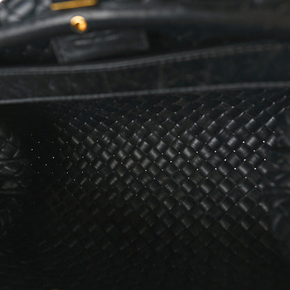 Bottega Veneta Nappa Intreccio Mini Padded Handle Bag Black 5 of 9
