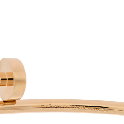 Cartier 18K Yellow Gold Small Juste Un Clou Bracelet 17 3 of 5