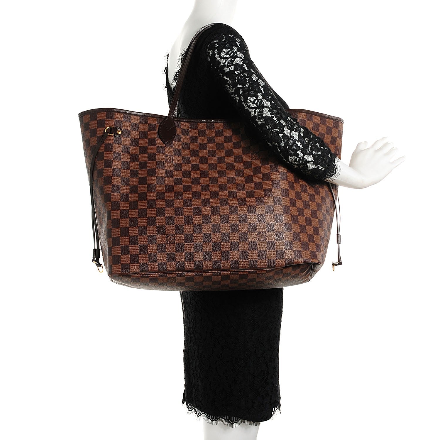 Louis Vuitton Damier Ebene Neverfull GM 2 of 8