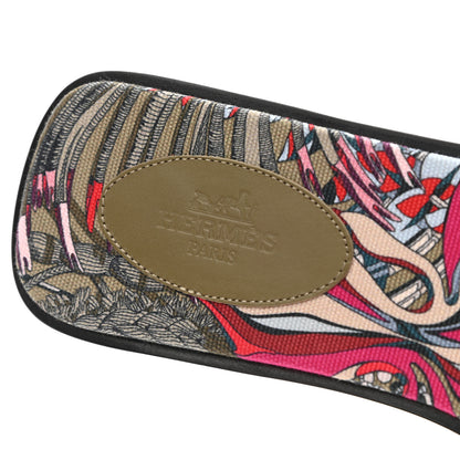 Hermes Box Calfskin Oran Sandals 41 Vert Thé Impérial 8 of 9