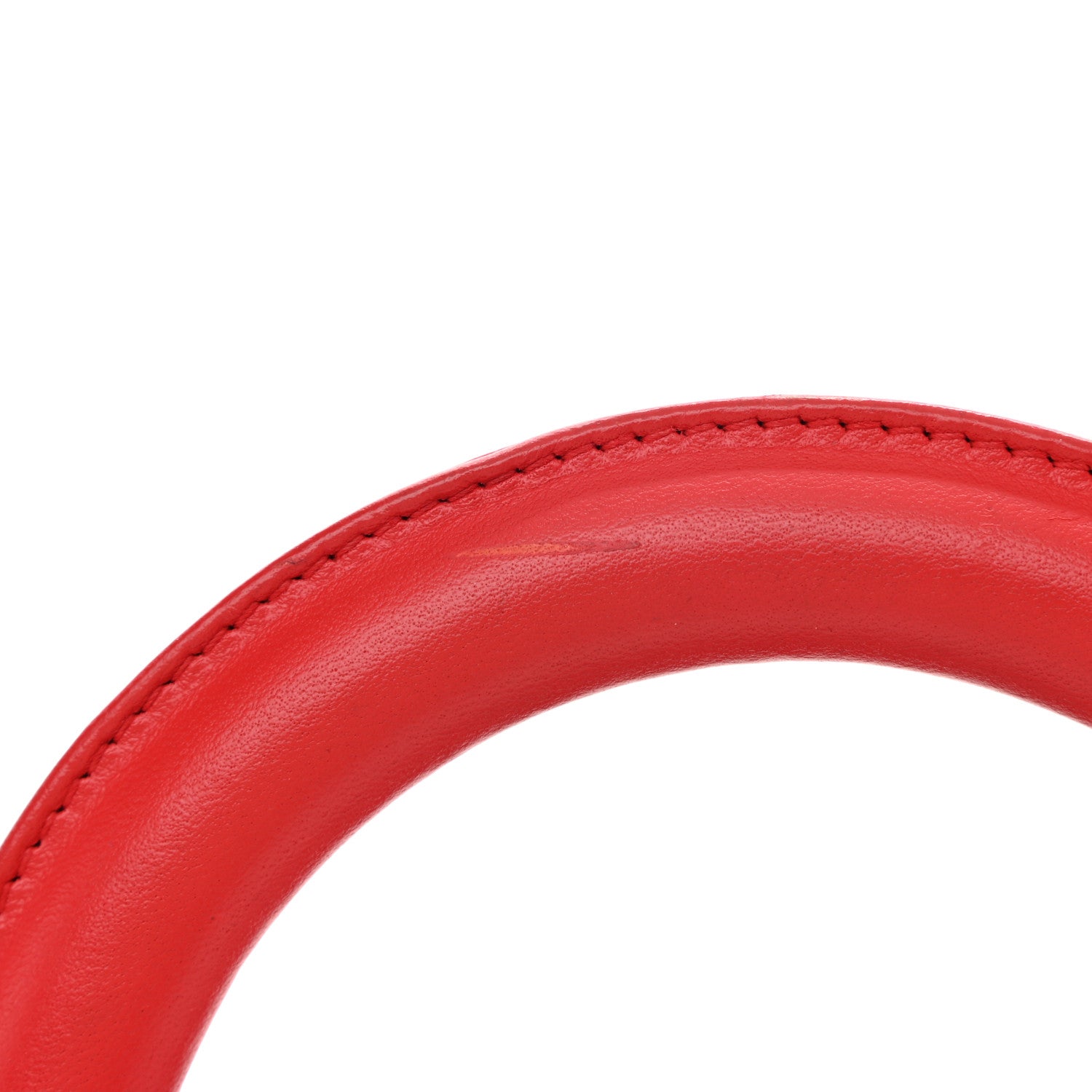 Christian Dior Lambskin Cannage Medium Lady Dior Red 9 of 11