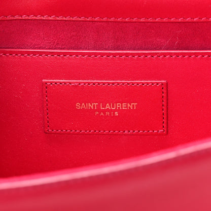 Saint Laurent SAINT LAURENT Smooth Calfskin Classic Monogram Cassandre Clutch Lipstick Fuchsia 5 of 12