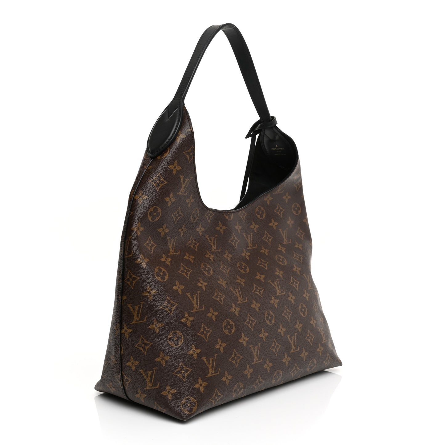 Monogram Flower Hobo Black