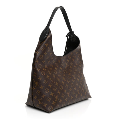 Louis Vuitton Monogram Flower Hobo Black 5 of 24