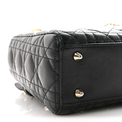 Christian Dior Lambskin Cannage Small My ABCDior Lady Dior Black 8 of 9