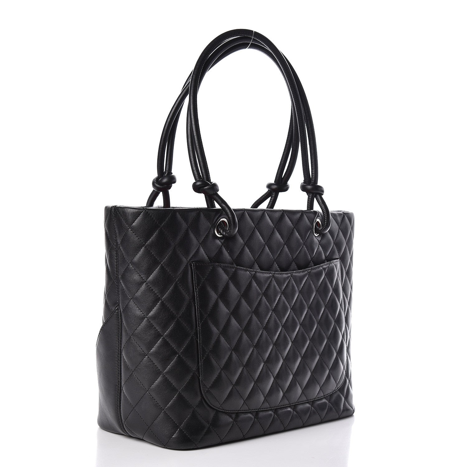 Chanel Calfskin Quilted Large Cambon Tote Black 3 of 12