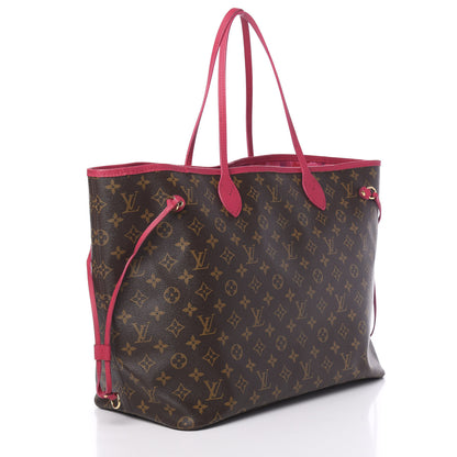 Louis Vuitton Monogram Articles de Voyage Ikat Neverfull GM Rose Indien 3 of 12