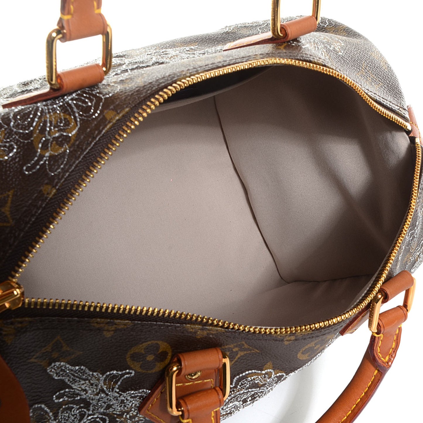 Monogram Dentelle Speedy 30 Silver