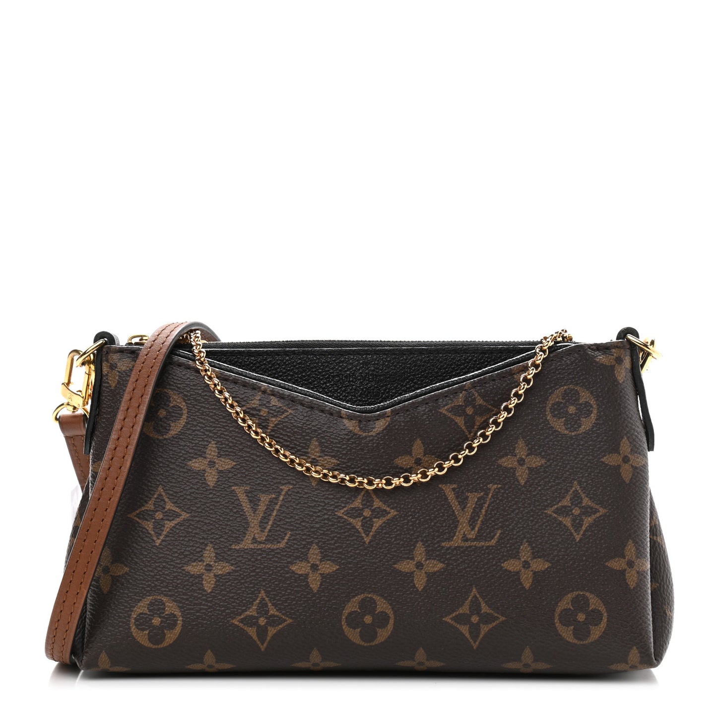 Monogram Pallas Clutch Black