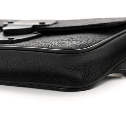 Louis Vuitton Taurillon Monogram S Lock Sling Bag Black 9 of 9