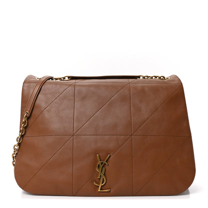 Saint Laurent Lambskin Matelasse Monogram Large Jamie 4.3 Light Fox 1 of 10