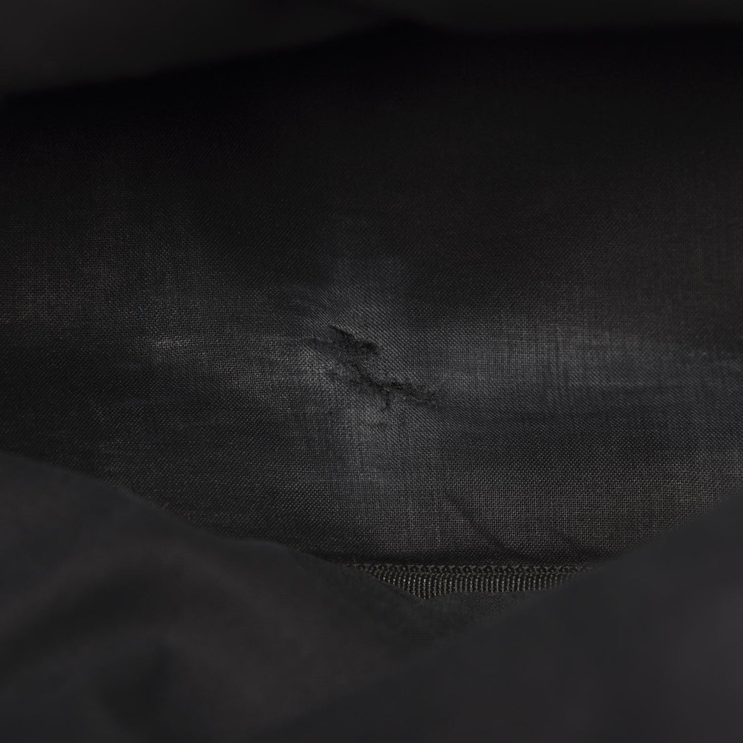 Calfskin Canvas Navy Backpack Black